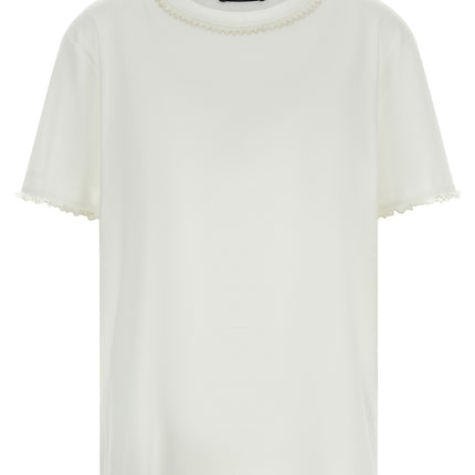 Fabiana Filippi White Cotton T-Shirt