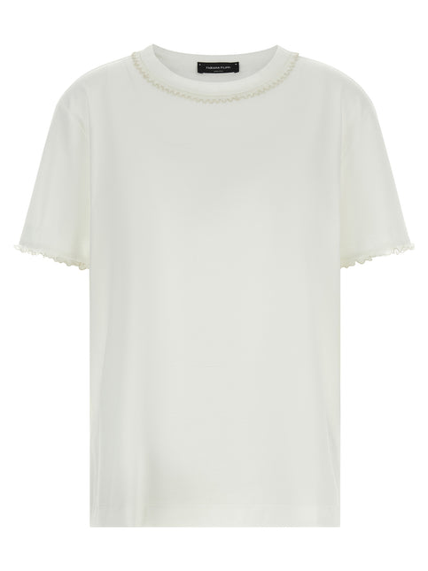 Fabiana Filippi White Cotton T-Shirt