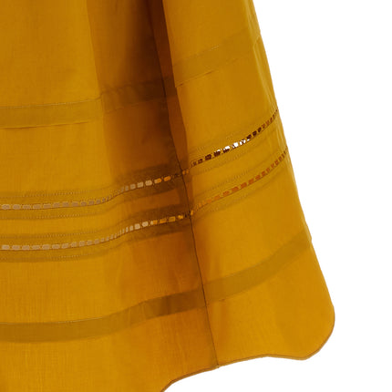 Fabiana Filippi Bicolor Cotton Short Dress