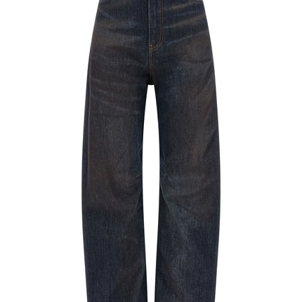 MM6 Maison Margiela Blue Cotton High-Waisted Jean