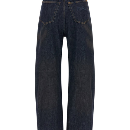 MM6 Maison Margiela Blue Cotton High-Waisted Jean