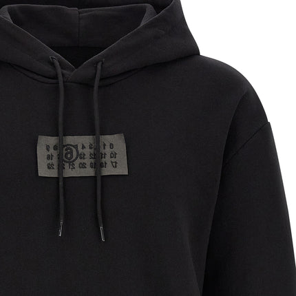 MM6 Maison Margiela Black Cotton Sweatshirt
