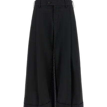 Junya Watanabe Black Wool Pants