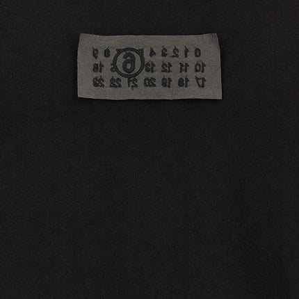 MM6 Maison Margiela Black Cotton Sweatshirt