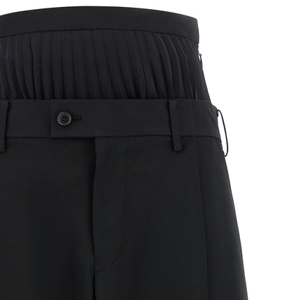 Junya Watanabe Black Wool Pants