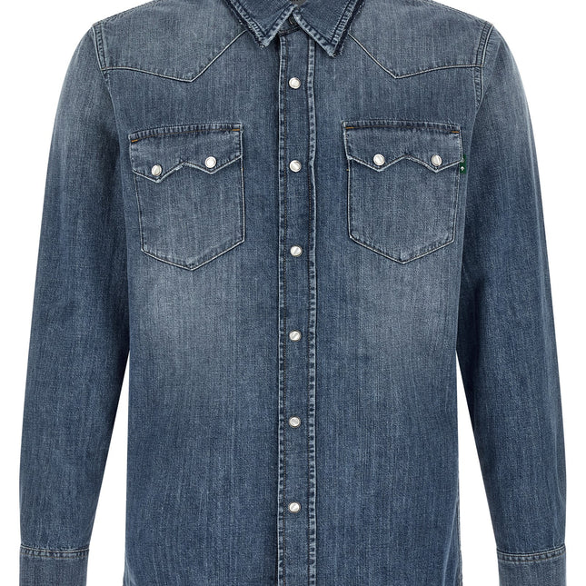 Department 5 Blue Cotton Blouse