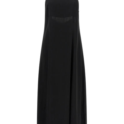 Peserico Black Viscose Long Dress