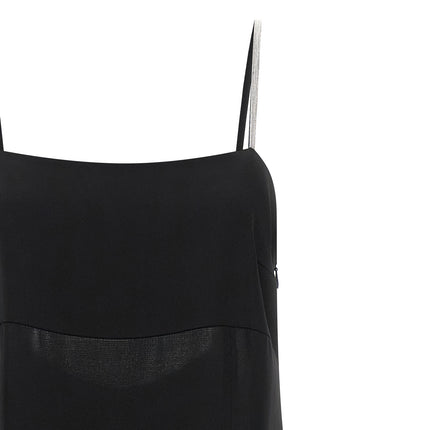Peserico Black Viscose Long Dress