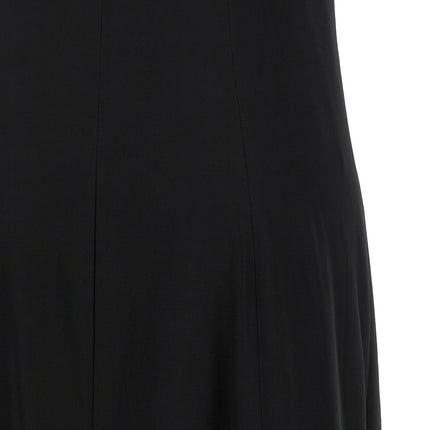 Peserico Black Viscose Long Dress