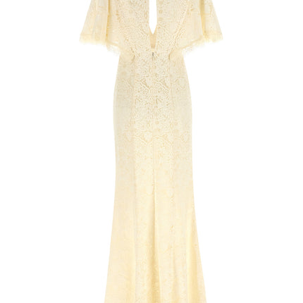 Twinset White Cotton Long Dress