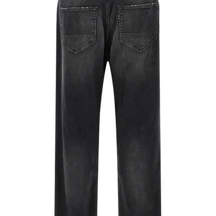 Department 5 Black Cotton Cropped Jeans