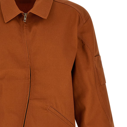 Undercover Brown Polyester Shell Jacket