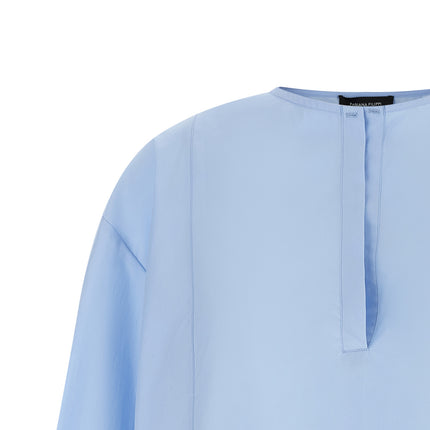Fabiana Filippi Blue Cotton Blouse
