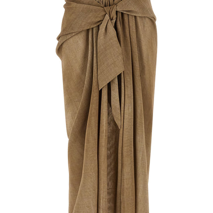 Ermanno Scervino Beige Polyester Mini Skirt