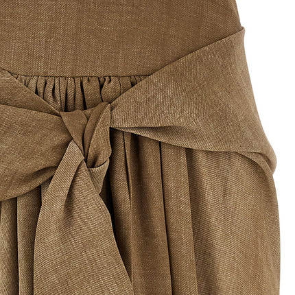 Ermanno Scervino Beige Polyester Mini Skirt