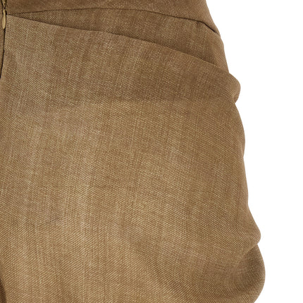 Ermanno Scervino Beige Polyester Mini Skirt