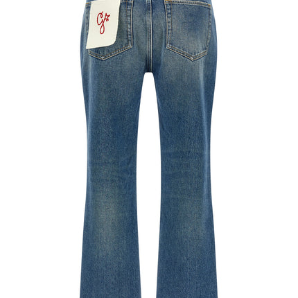 Golden Goose Blue Cotton Flared Jeans