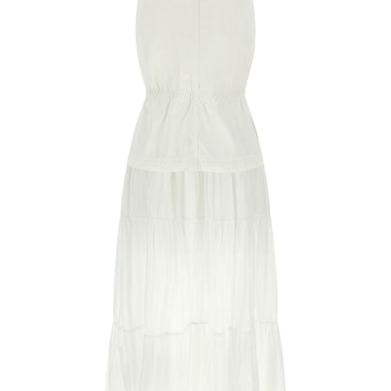 PINKO White Cotton Long Dress