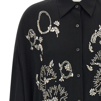 Dries Van Noten Black Polyester Blouse