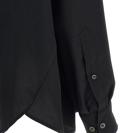 Dries Van Noten Black Polyester Blouse