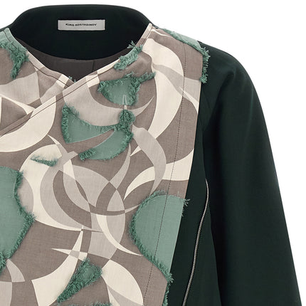 Kiko Kostadinov Multicolor Virgin Wool Shell Jacket