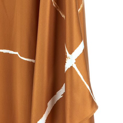 Kiton Brown Silk Blouse