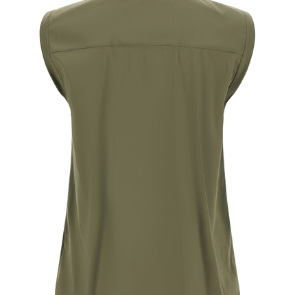 Brunello Cucinelli Bicolor Cotton Blouse