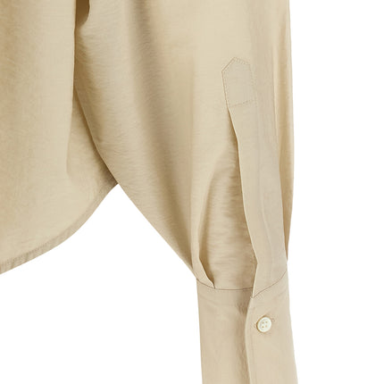 Brunello Cucinelli Beige Cotton Blouse