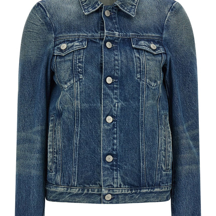 MM6 Maison Margiela Blue Cotton Denim Jacket