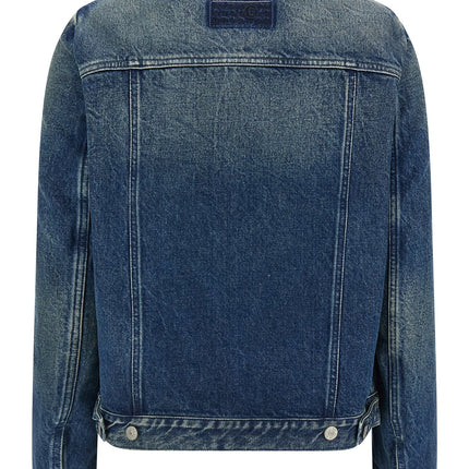 MM6 Maison Margiela Blue Cotton Denim Jacket