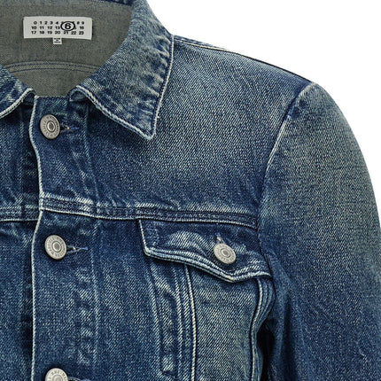 MM6 Maison Margiela Blue Cotton Denim Jacket