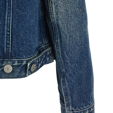 MM6 Maison Margiela Blue Cotton Denim Jacket