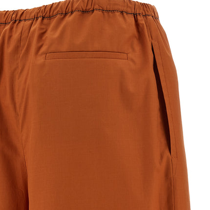 Marni Orange Cotton Casual Pants