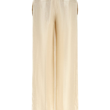 Brunello Cucinelli Gold Linen Casual Pants