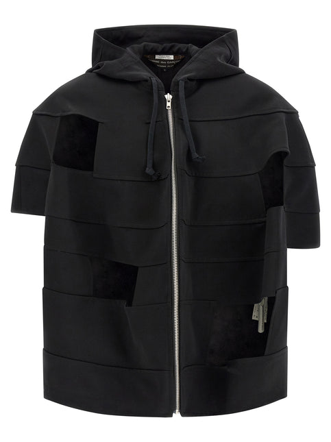 Comme Des Garçons Black Wool Shell Jacket