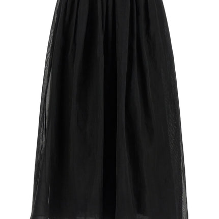 Brunello Cucinelli Black Cotton Mini Skirt