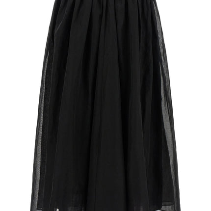 Brunello Cucinelli Black Cotton Mini Skirt