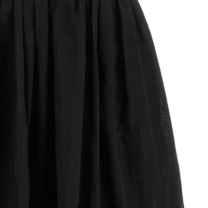 Brunello Cucinelli Black Cotton Mini Skirt