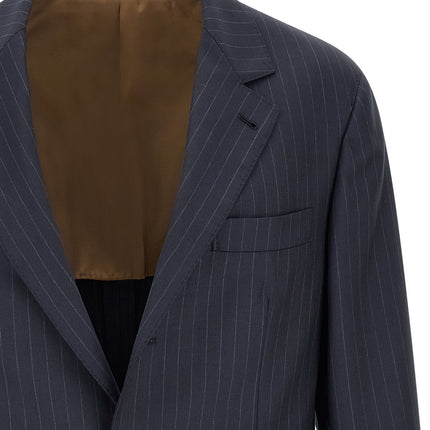 Brunello Cucinelli Blue Virgin Wool Blazer