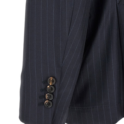 Brunello Cucinelli Blue Virgin Wool Blazer