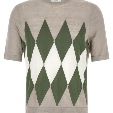 Ballantyne Gray Linen T-Shirt