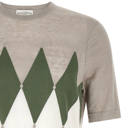 Ballantyne Gray Linen T-Shirt
