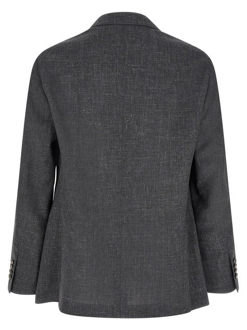 Brunello Cucinelli Gray Wool Blazer