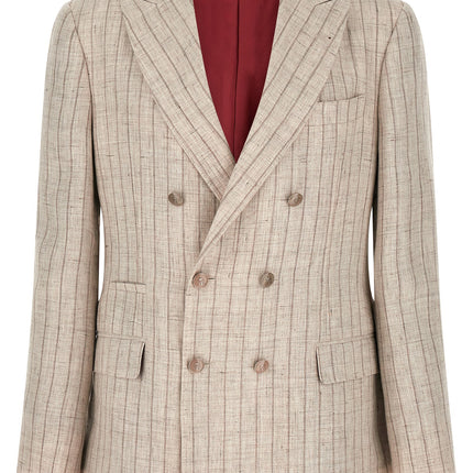 Brunello Cucinelli Gray Linen Blazer