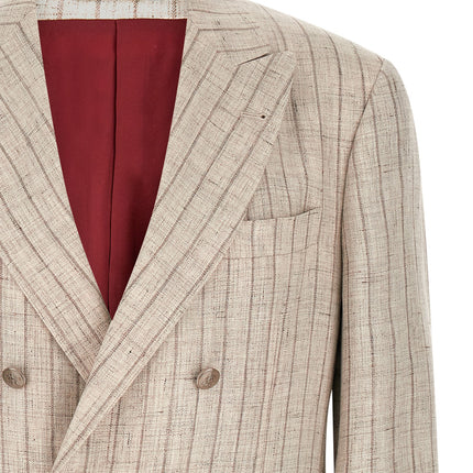 Brunello Cucinelli Gray Linen Blazer