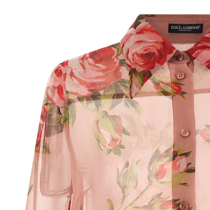 Dolce & Gabbana Multicolor Silk Blouse