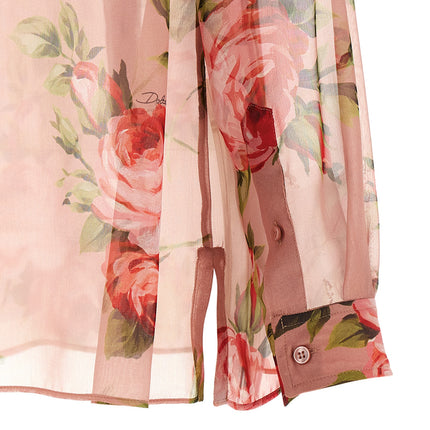 Dolce & Gabbana Multicolor Silk Blouse
