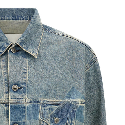 Maison Margiela Blue Cotton Denim Jacket