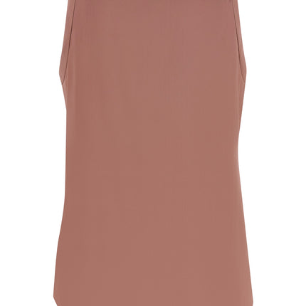Brunello Cucinelli Multicolor Silk Sleeveles T-Shirt
