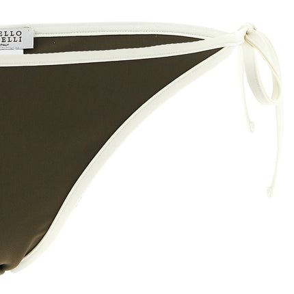 Brunello Cucinelli Bicolor Polyamide Swim Briefs
